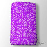 Purple Bandhani Printed Fabric For Indiamarket
